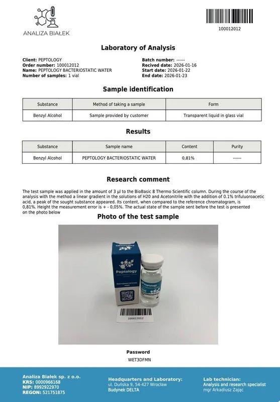 Bakteriostatická voda - 10 ml. – obrázek 2