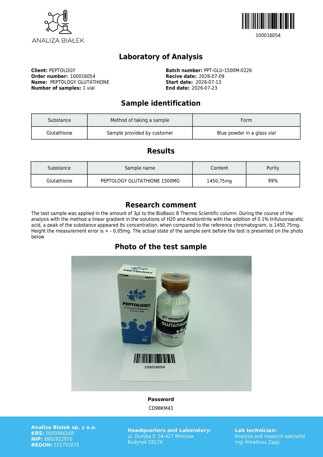 Glutathione (Glutathion) 1500 mg – Tripeptidový antioxidant – obrázek 2