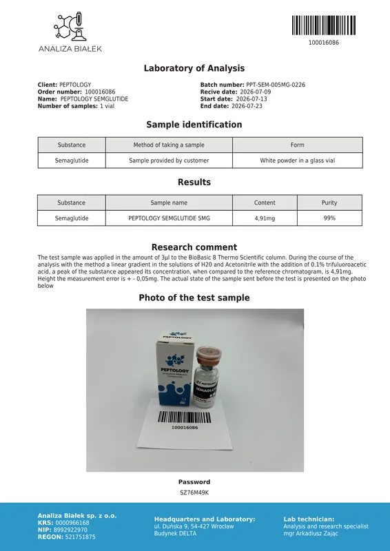 Semaglutide (Semaglutid) 5 mg/10 mg – GLP-1 receptorový agonista – obrázek 2
